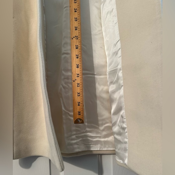 MARVIN RICHARDS 6P Wool Cashmere Dress Coat Italian Fabric Mandarin Collar LUXE - Picture 13 of 14